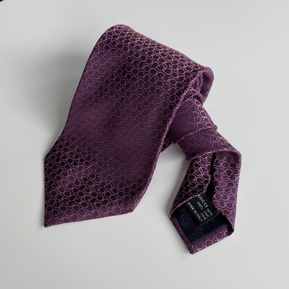 구찌(GUCCI) G모노그램 정품 명품 넥타이 상품이미지2