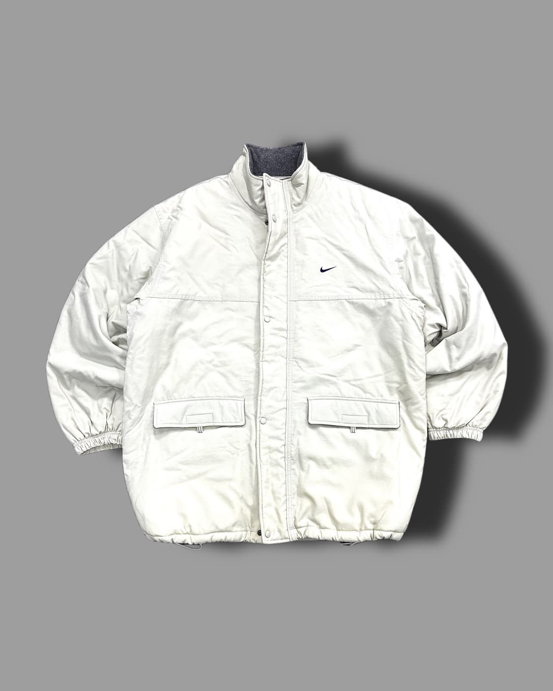 나이키 90s 올드스쿨 베이지 점퍼 XL 상품이미지4