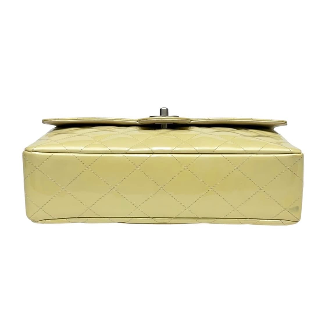 샤넬 클래식 플랩백 페이턴트 옐로우 상품이미지5