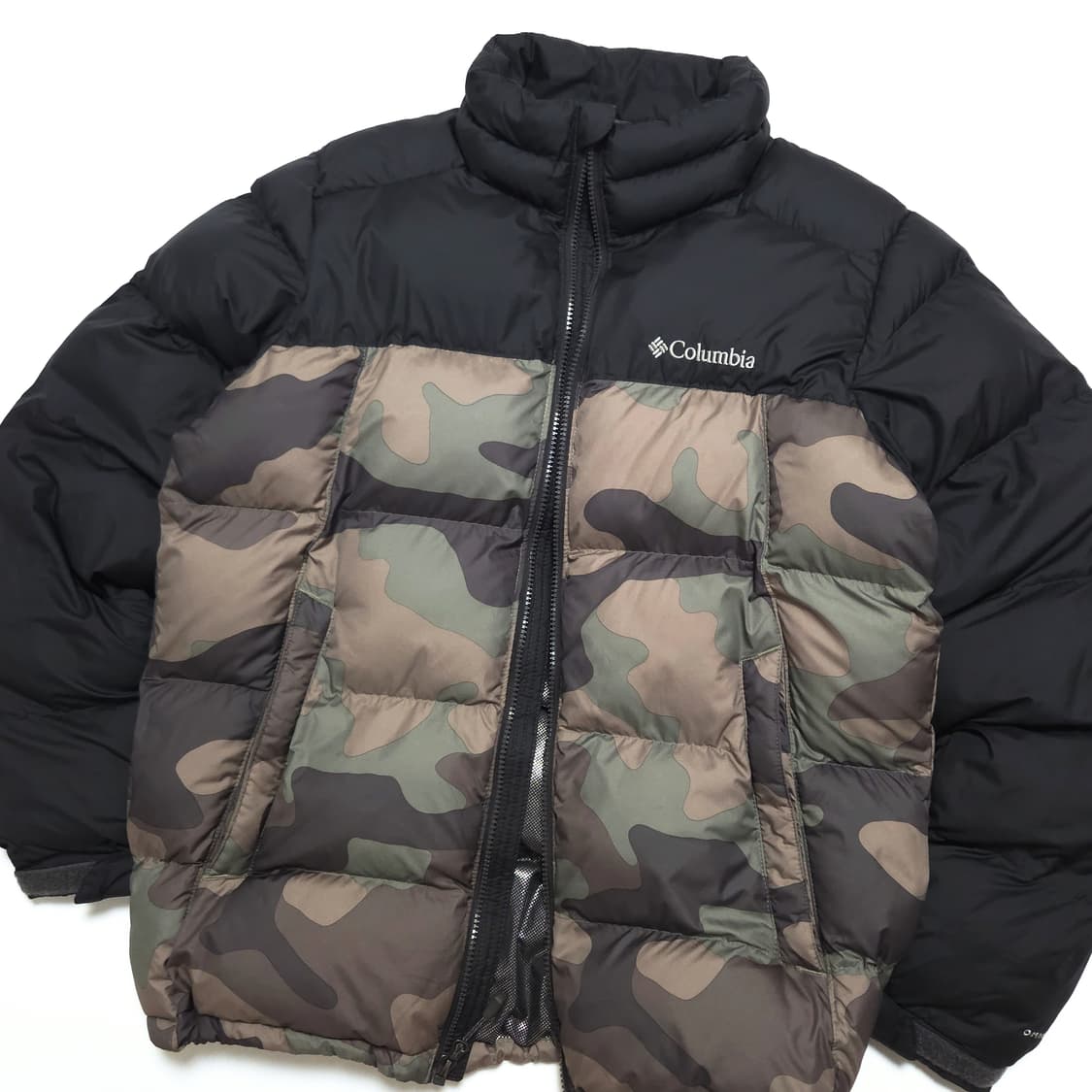 컬럼비아 푸퍼 카모 패딩 자켓 상품이미지2