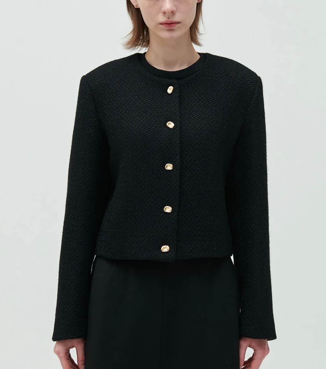 아르카익 트위트 자켓 블랙 (실착 0회) 상품이미지8