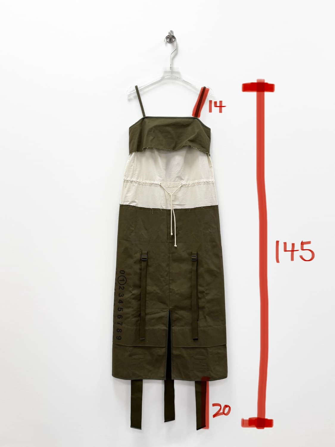 메종 마르지엘라 밀리터리 레이어드 스트랩 원피스 상품이미지10