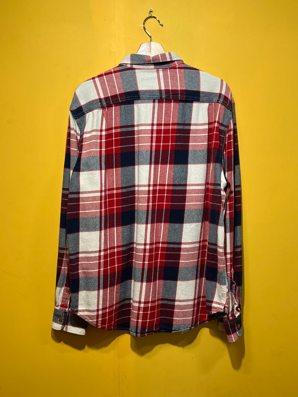 [XL] 올드 네이비 빈티지 플란넬 레귤러핏 체크 셔츠 상품이미지8