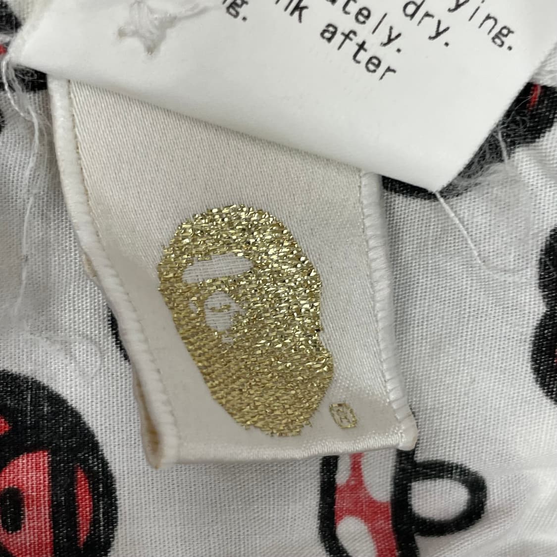 베이프 마일로 bape milo 패턴 반팔 셔츠 상품이미지10