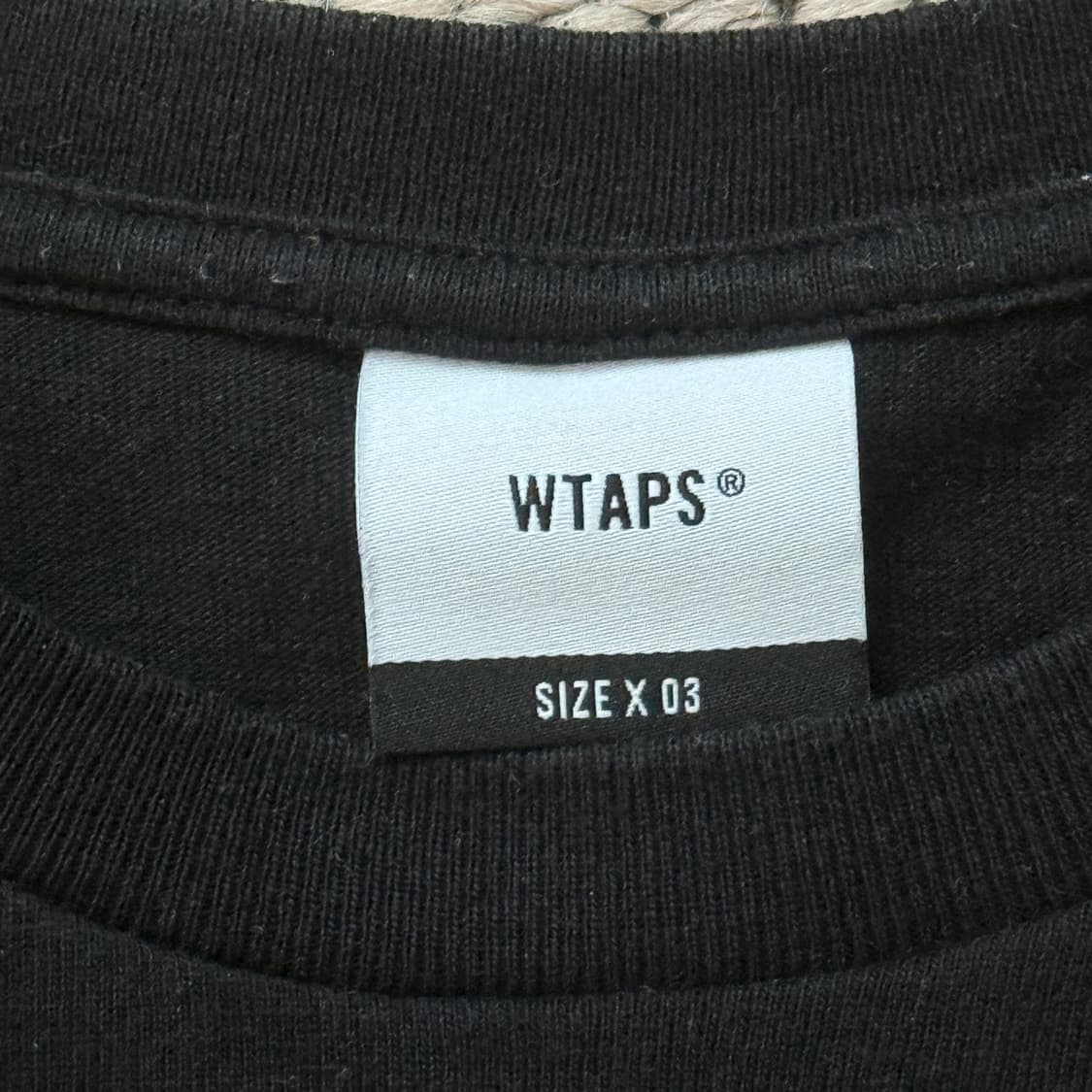 Wtaps RANSOM 22SS 블랙 03 더블탭스 반팔 티셔츠 상품이미지4