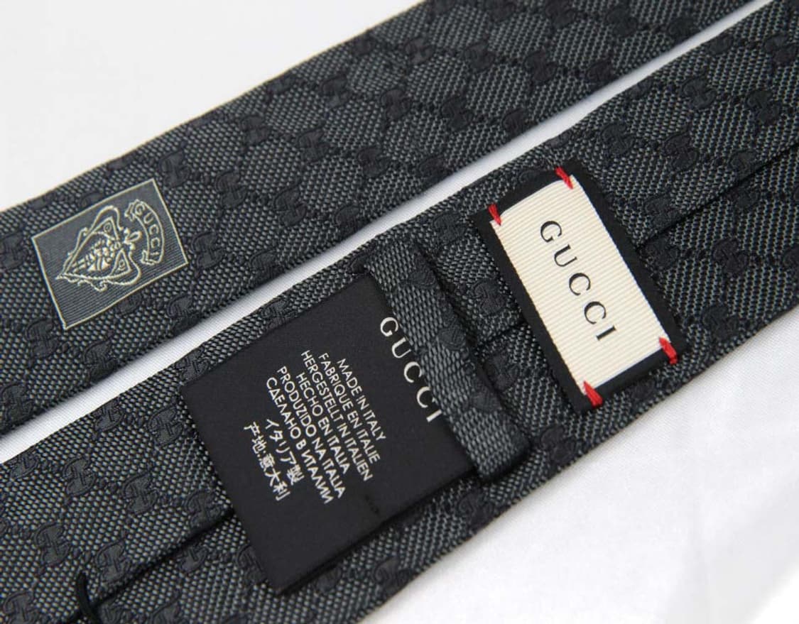 구찌 7.2cm S등급 신형 GG로고 남자 명품 넥타이 빈티지 상품이미지3