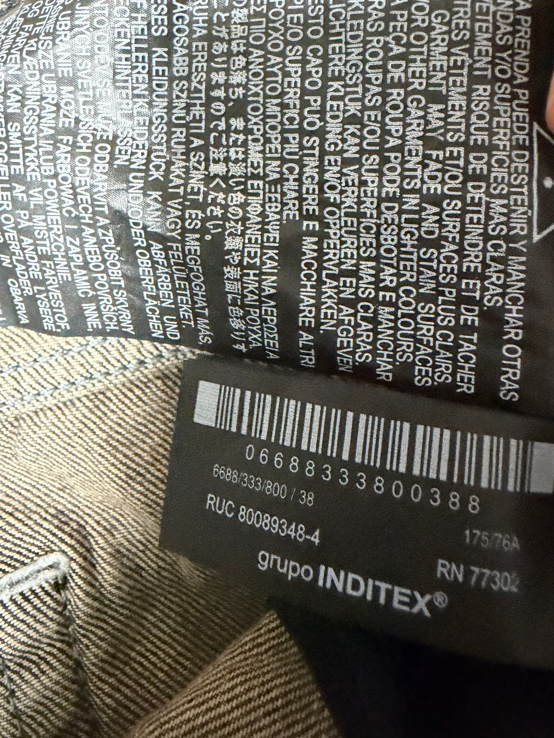 ZARA UTILITY CARGO JEANS BLACK EUR 38 상품이미지5