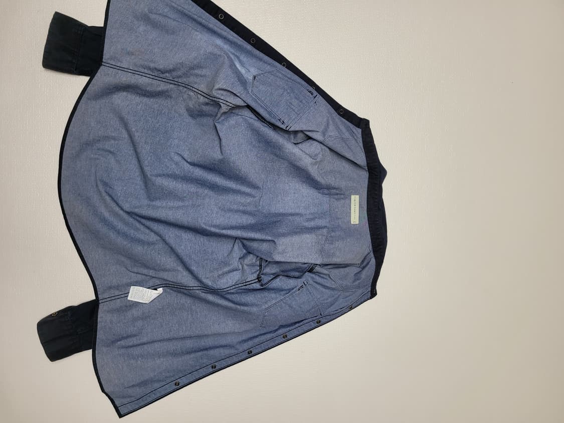 지오다노 Giordano 남자 데님 셔츠 L 다크네이비 상품이미지8