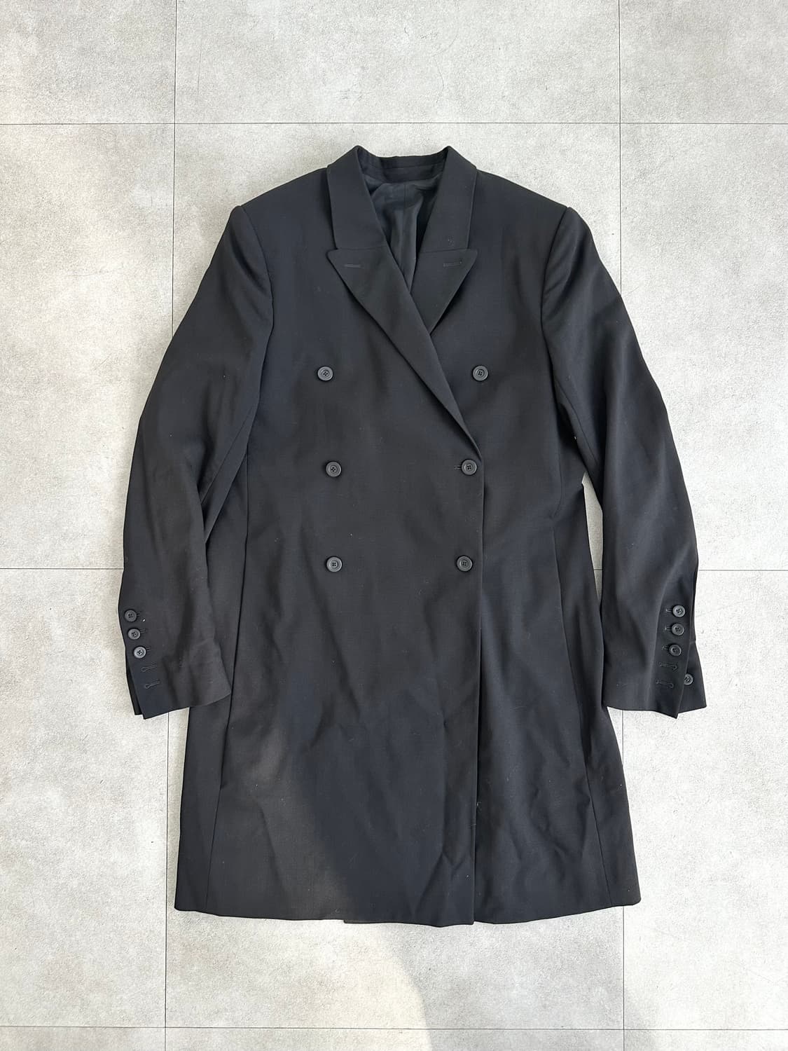 릭오웬스 2016 JMF 더블 브레스티드 코트 상품이미지4