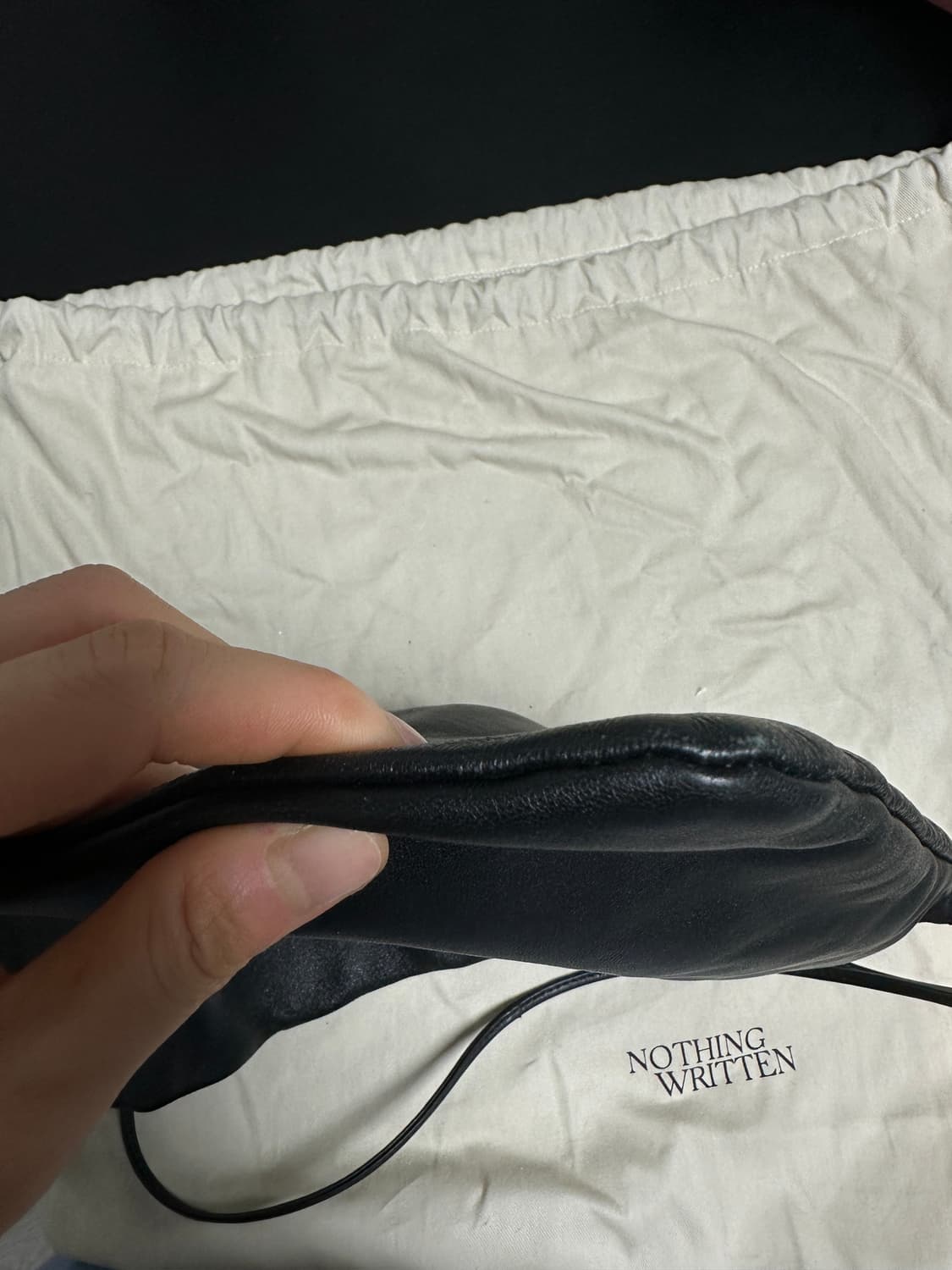 낫띵리튼 Nella strap large bag (Black) 넬라백 상품이미지8