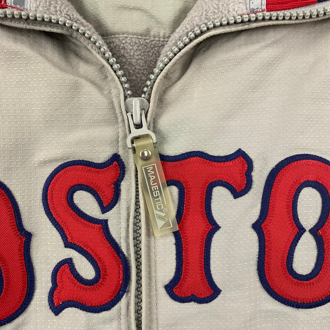 마제스틱 MLB 보스턴 레드 삭스 빅로고 립스탑 자켓 (103) 상품이미지4