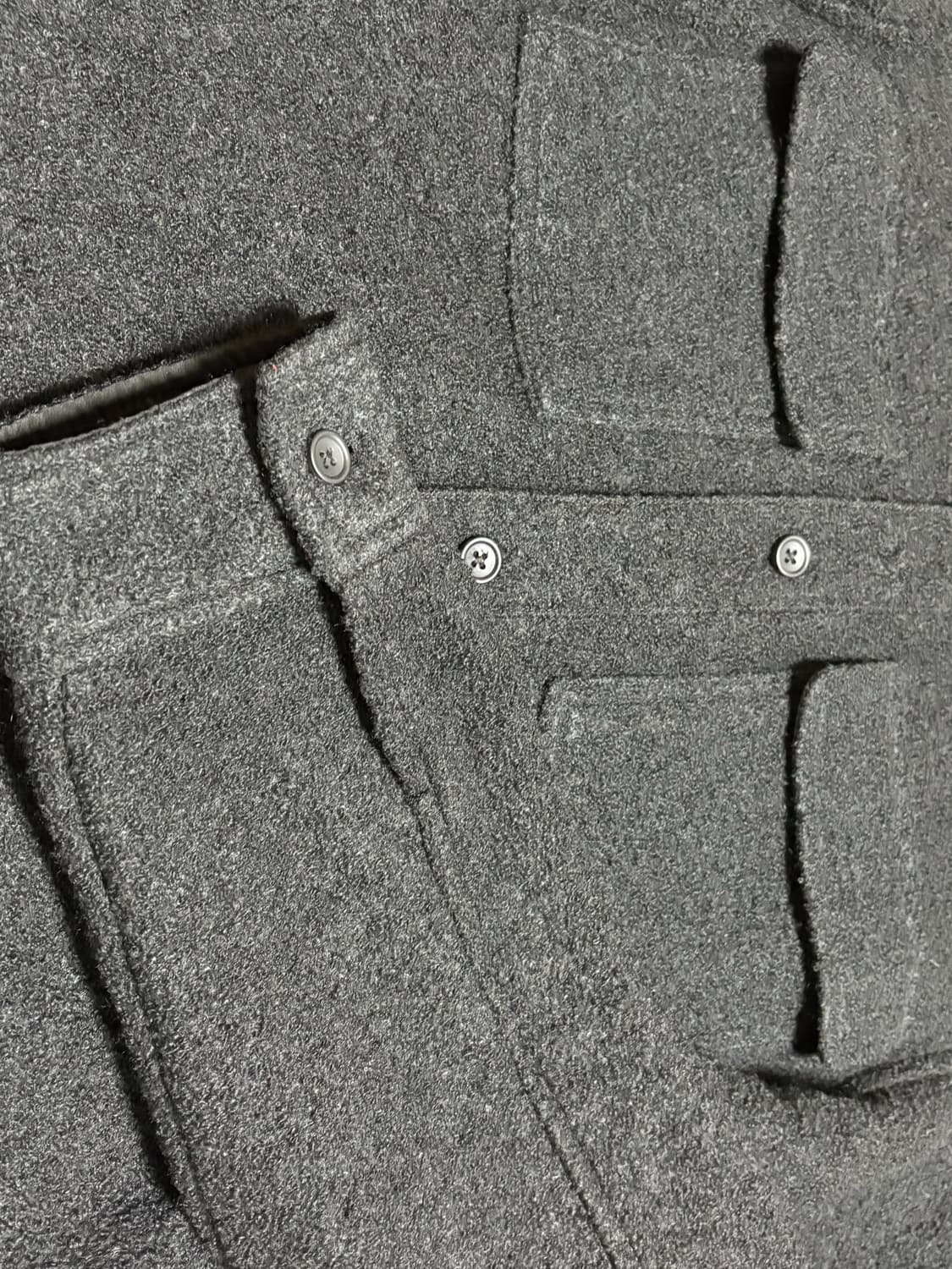 자라 블랙 울 셔츠 상품이미지5