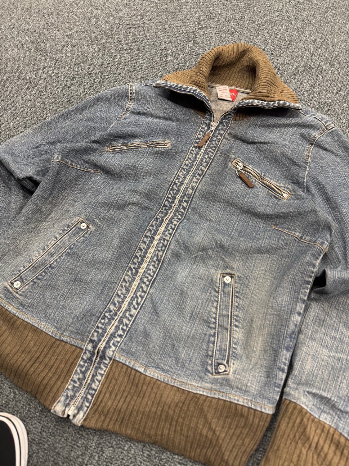 American Vintage 여성 니트 데님 지업자켓 상품이미지2