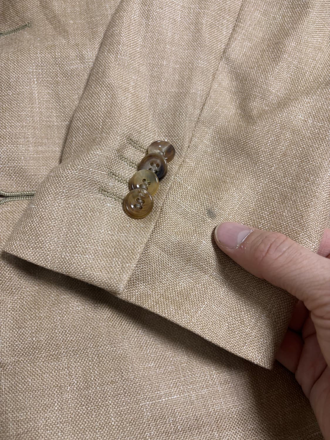 일제 듀퐁 마 혼방 블레이저 사이즈 105 상품이미지3