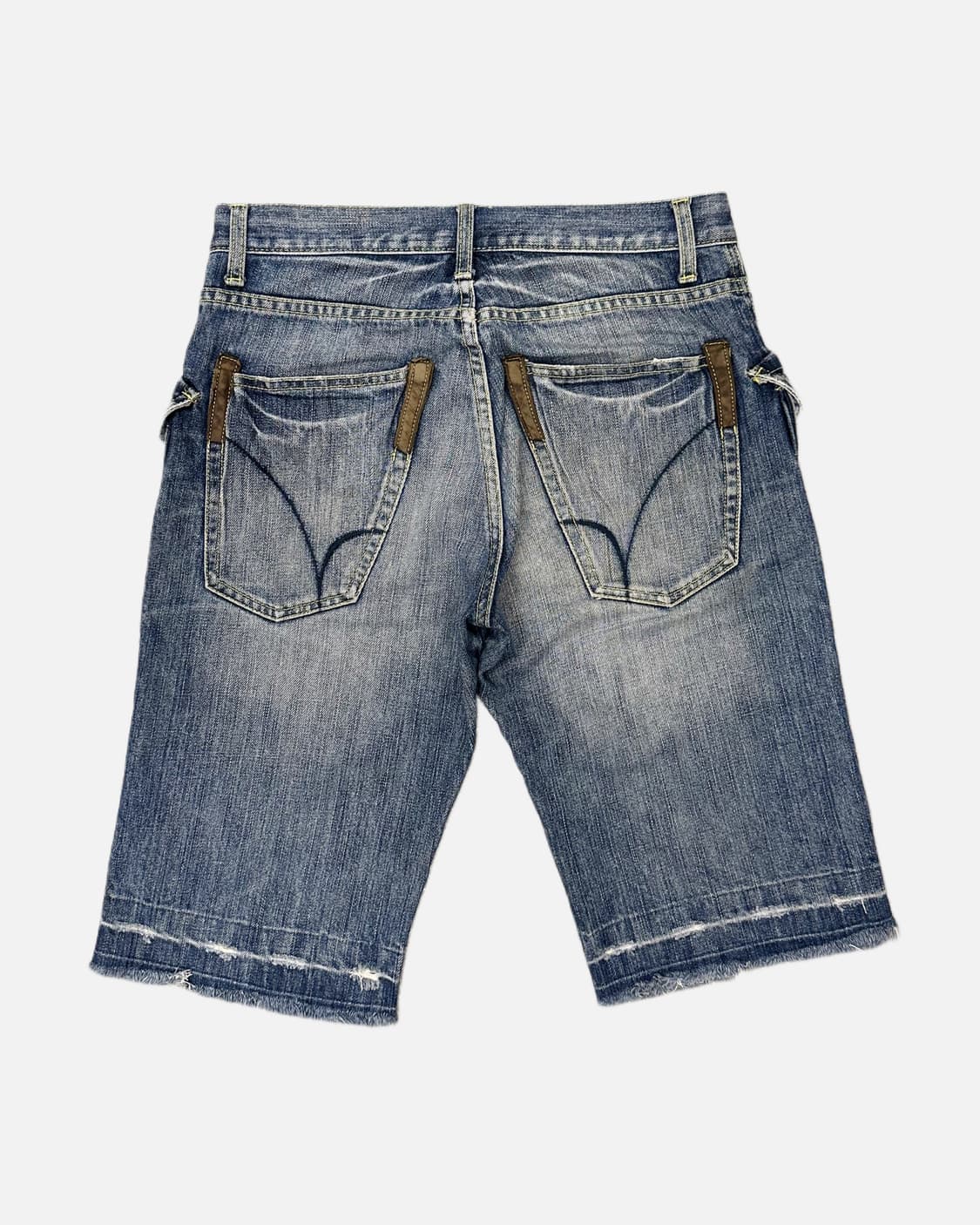 front pocket fade denim shorts 상품이미지5
