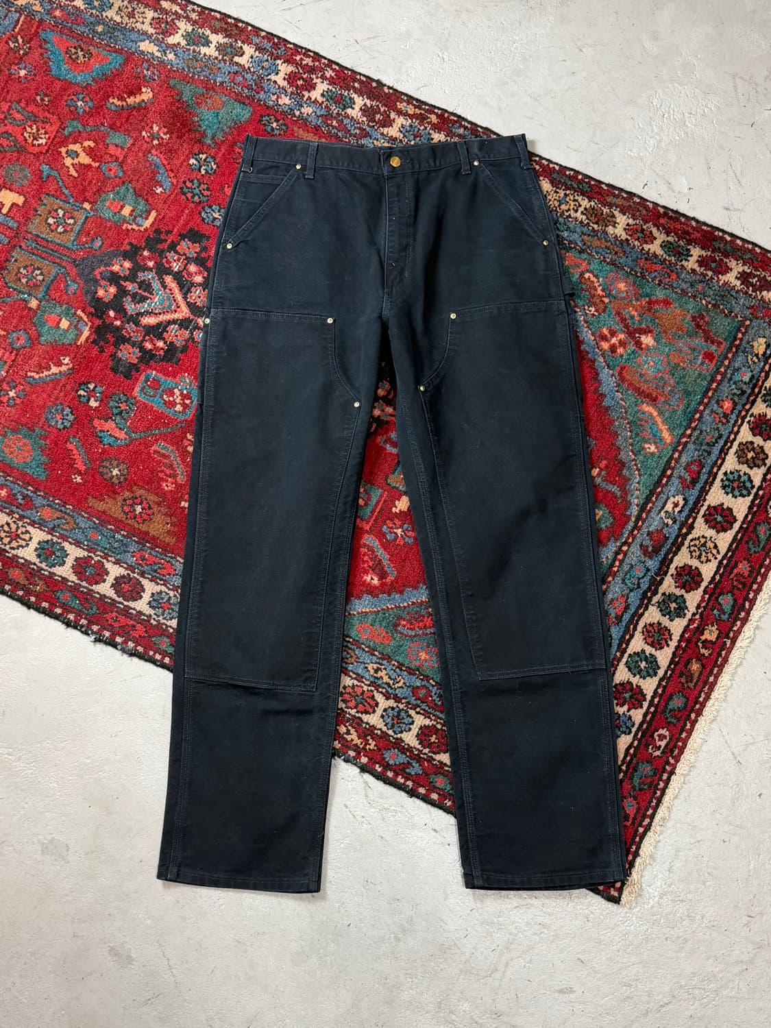 OG USA Made 칼하트 B01 더블니 블랙 칼하트 썩블니 좀비 상품이미지1