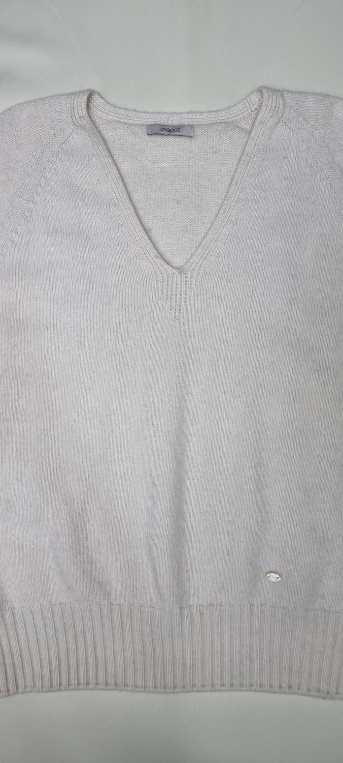 오브베이지 케시메리노울 브이넥 니트 Free _ 여성 상품이미지3