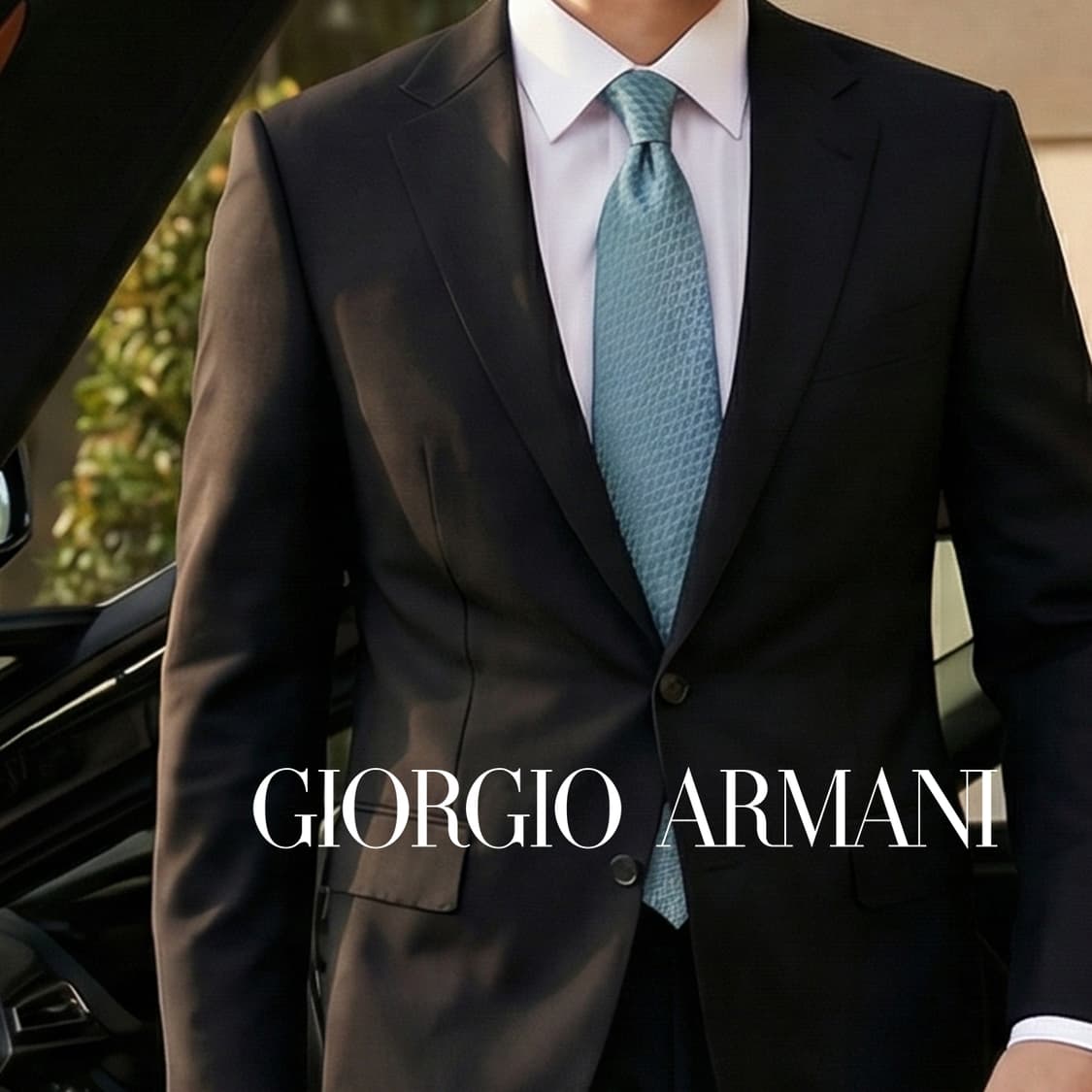 조르지오아르마니 실크 다이아몬드 넥타이 9.2cm A~B등급 A18473 상품이미지1