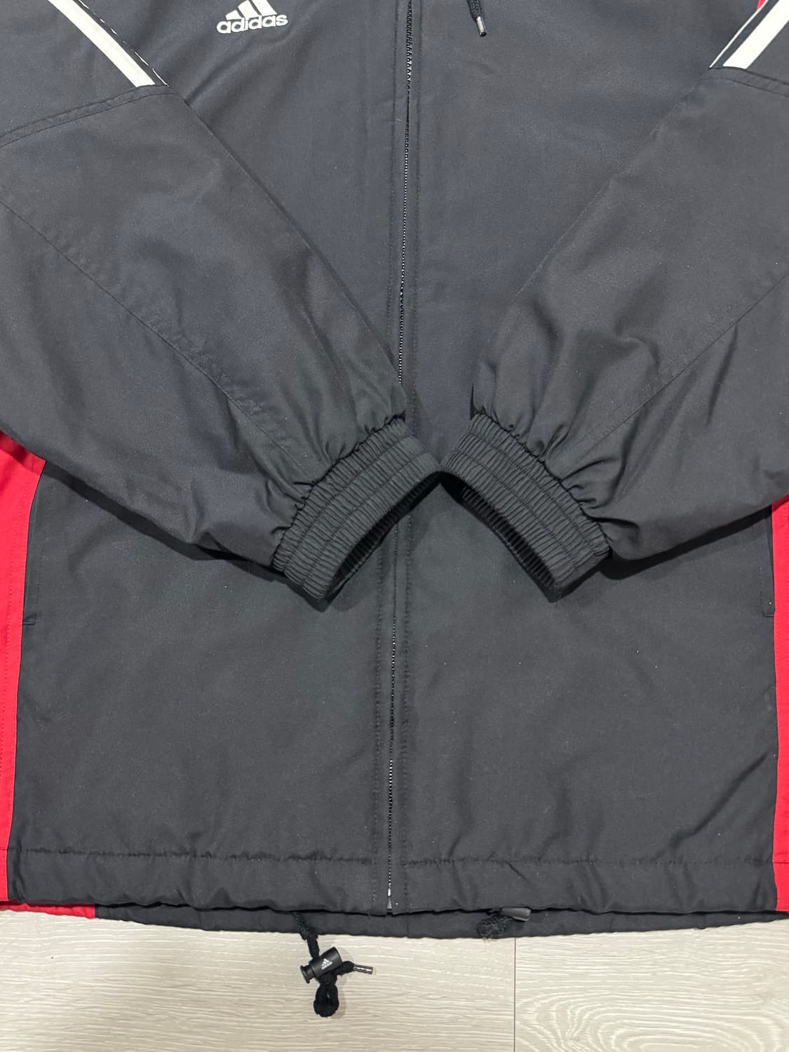 [100] 아디다스 올드스쿨 검/빨 빅로고 후드점퍼  상품이미지3