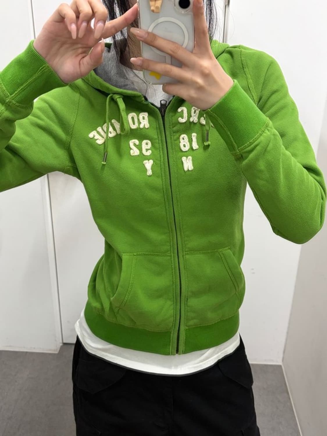 아베크롬비 패치로고 후드집업 상품이미지5