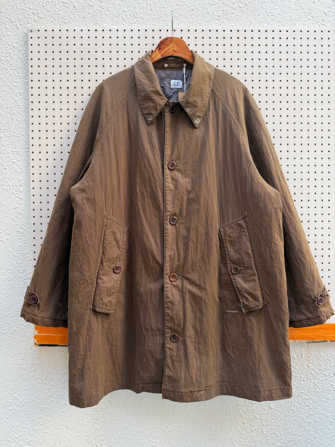 1990s C.P.COMPANY TRAFALGAR 씨피 왁스코튼 맥코트 상품이미지1