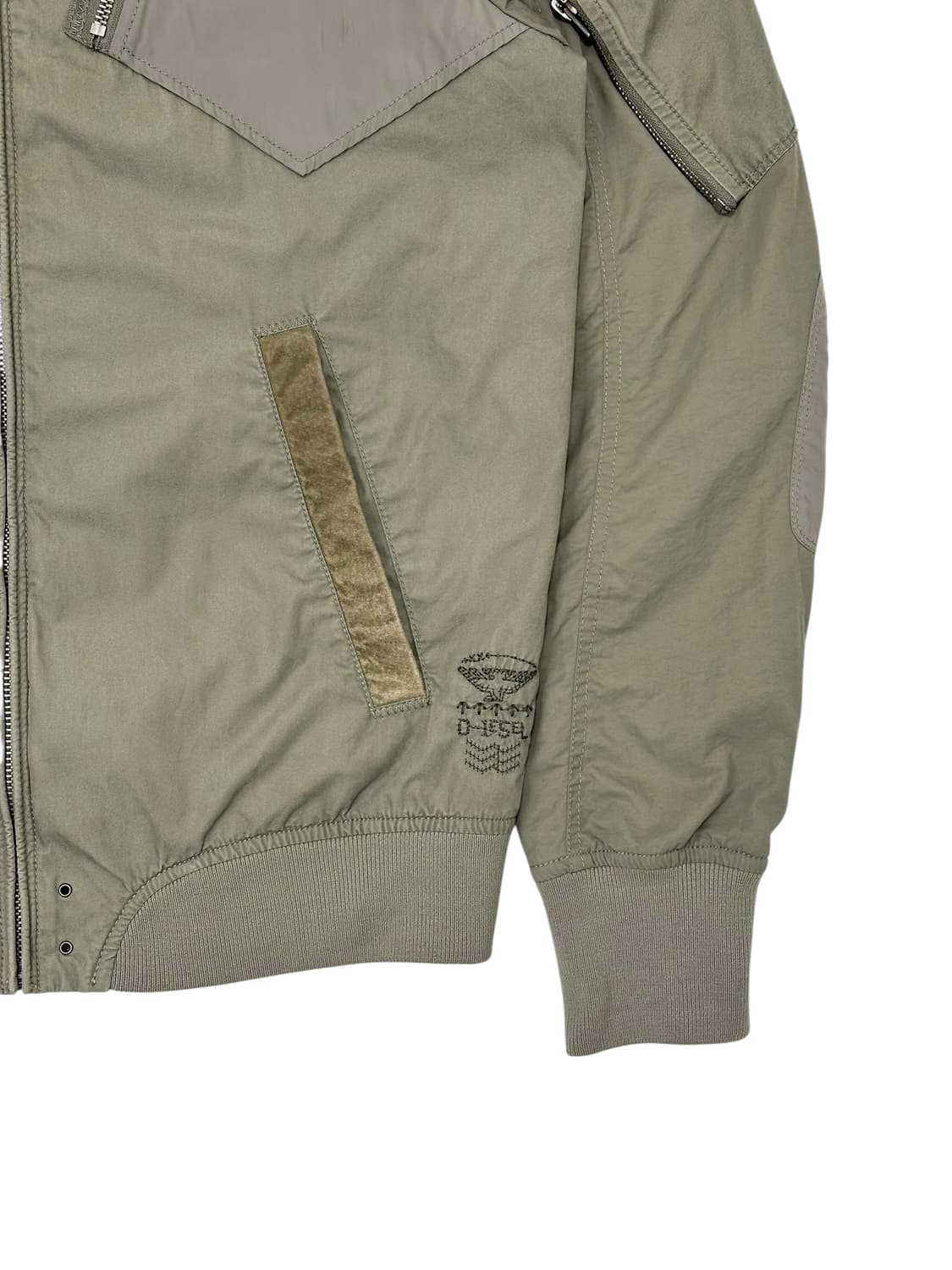 디젤 밀리터리 집업 자켓 상품이미지2