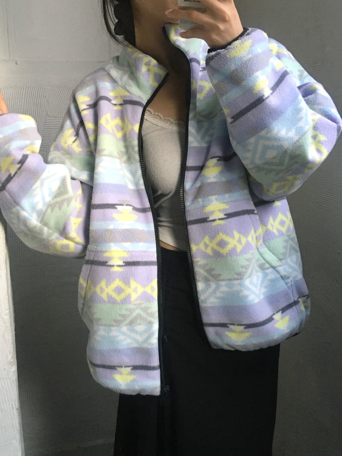 MSGM 지퍼업 퍼널 넥 자켓 상품이미지2