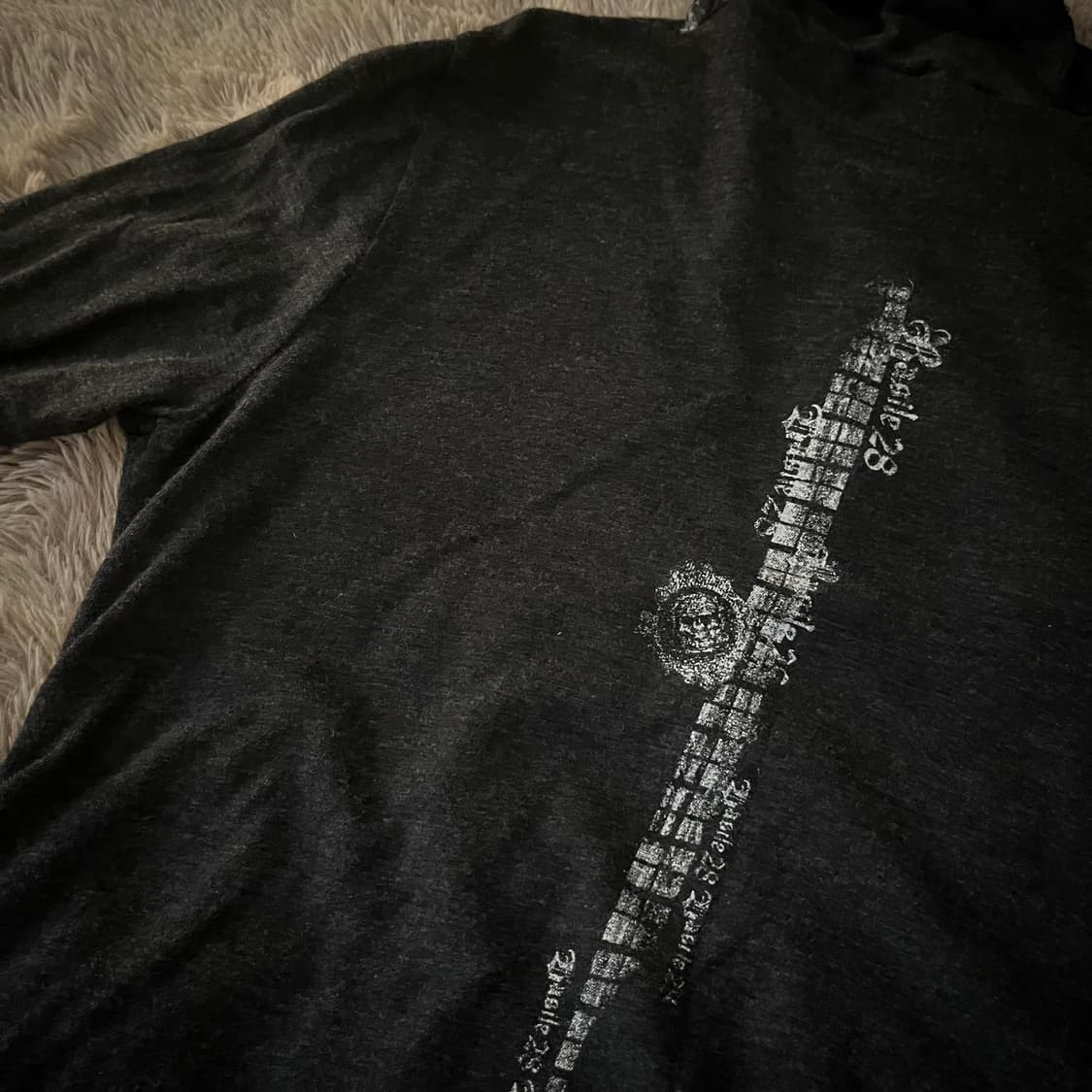 펑크 반목 프린팅 롱슬리브 상품이미지4