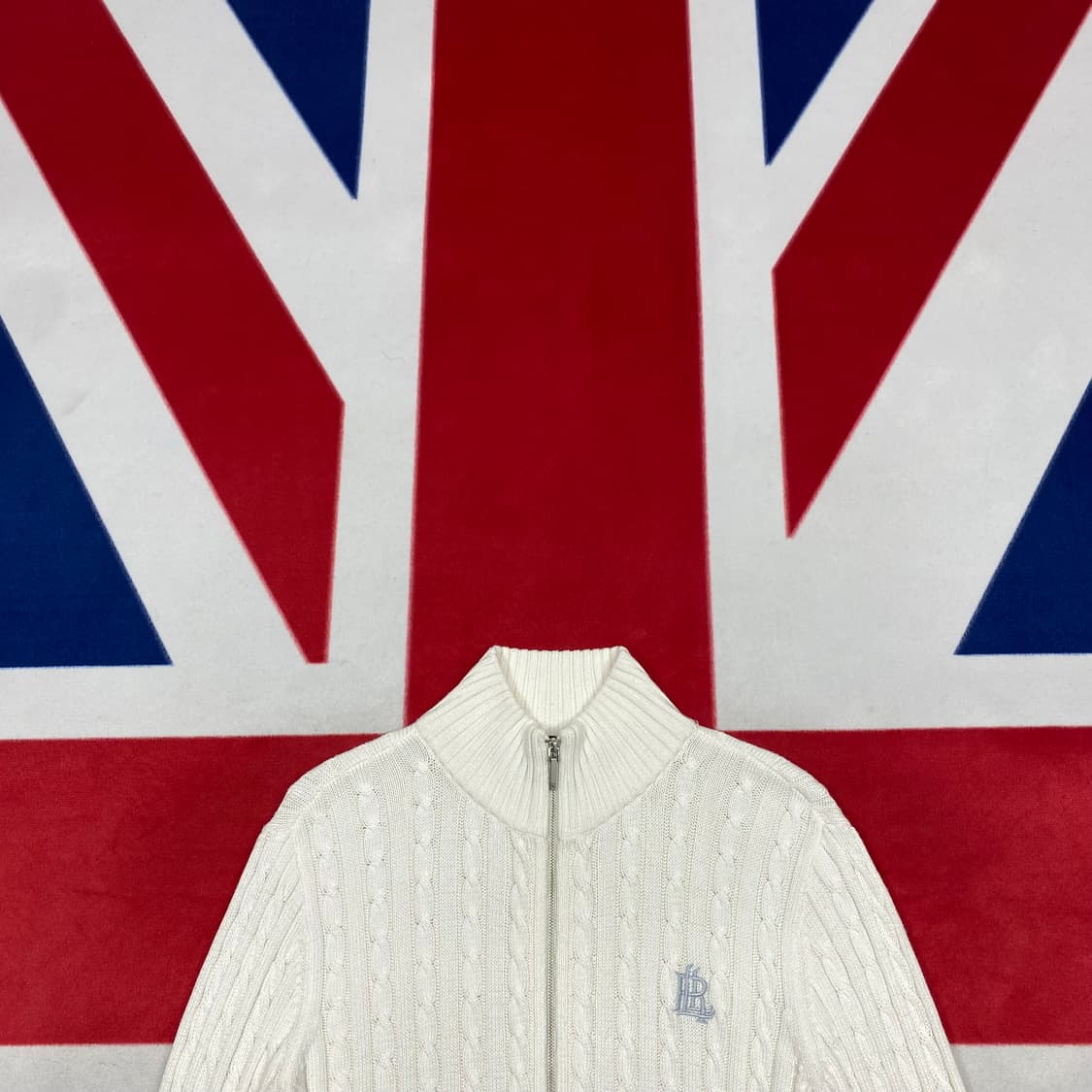 랄프로렌 RL로고 니트집업 여성 M  상품이미지2