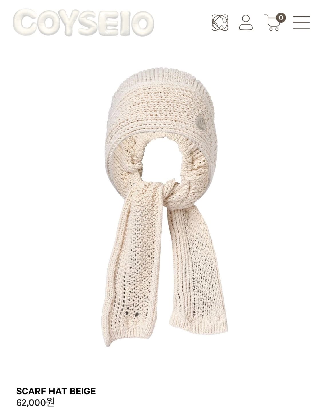 코이세이오 스카프햇 상품이미지1