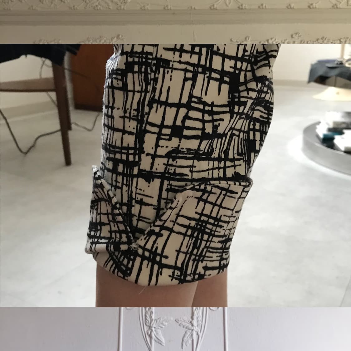 vintage pattern capri pants (28inch) 상품이미지5