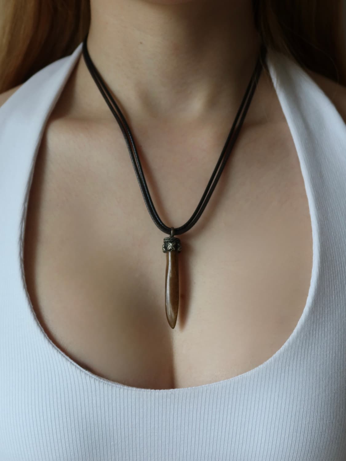 minimal tooth pendant necklace 상품이미지1