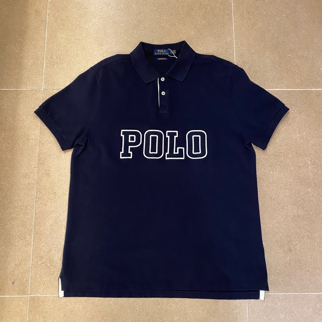 폴로 빅 로고 레터링 반팔티 상품이미지1