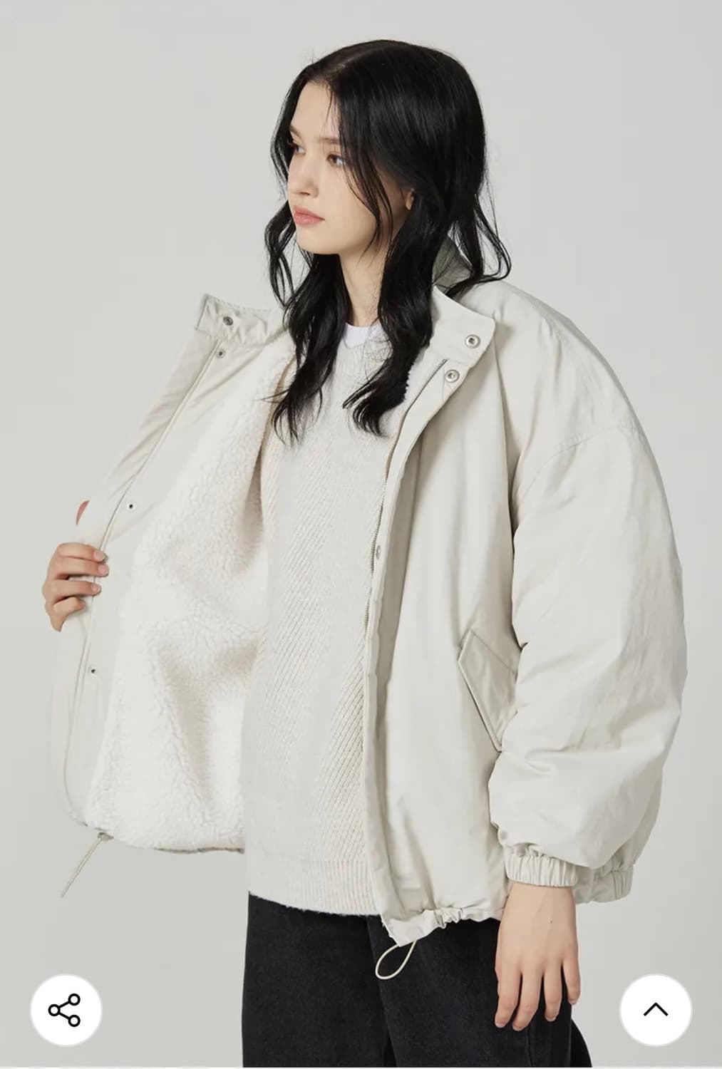 메러베인 뽀글이 야상(m) 상품이미지2