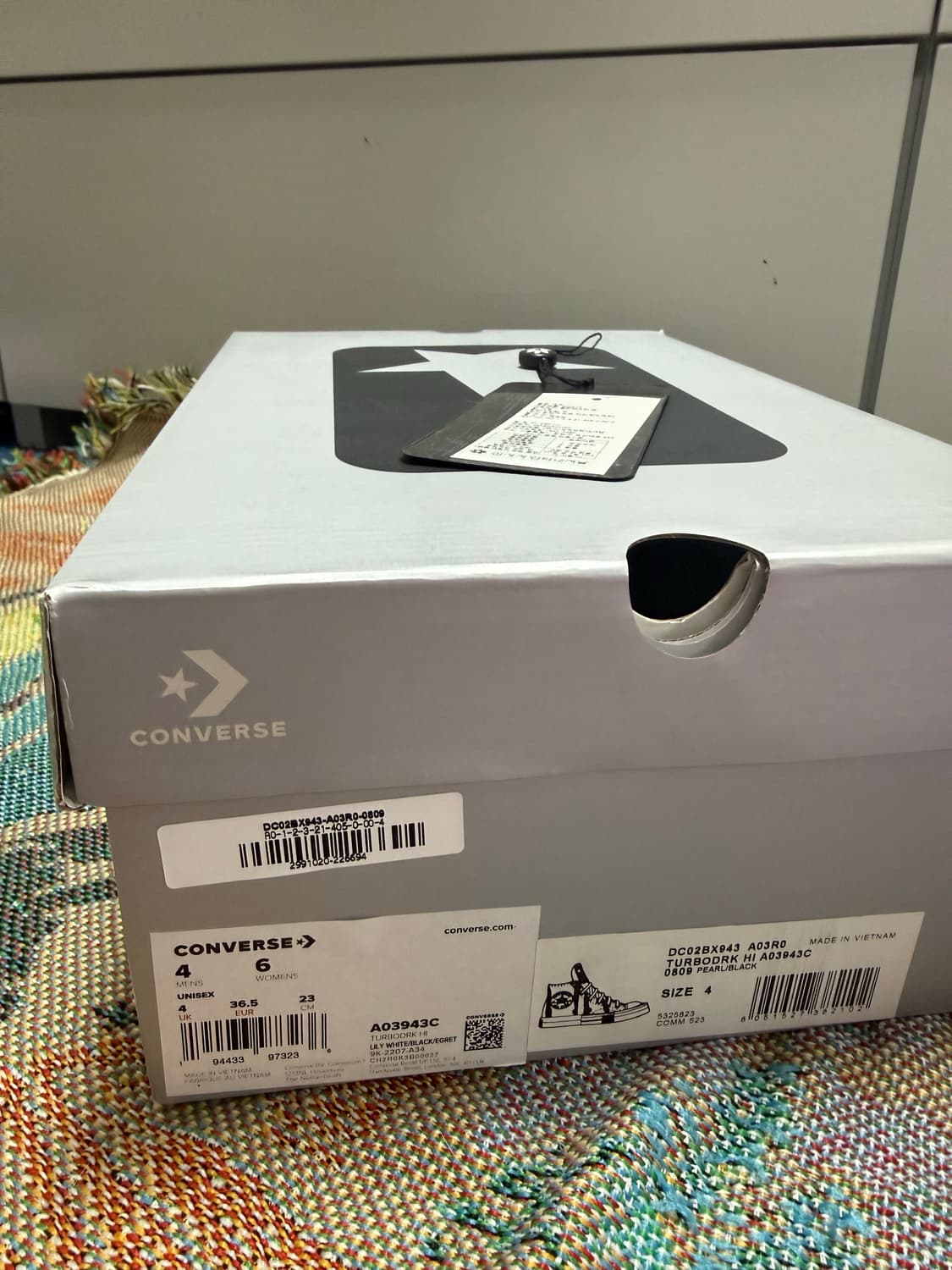 컨버스 x 다크쉐도우 터보다크 척 70 하이 릴리 화이트 상품이미지5