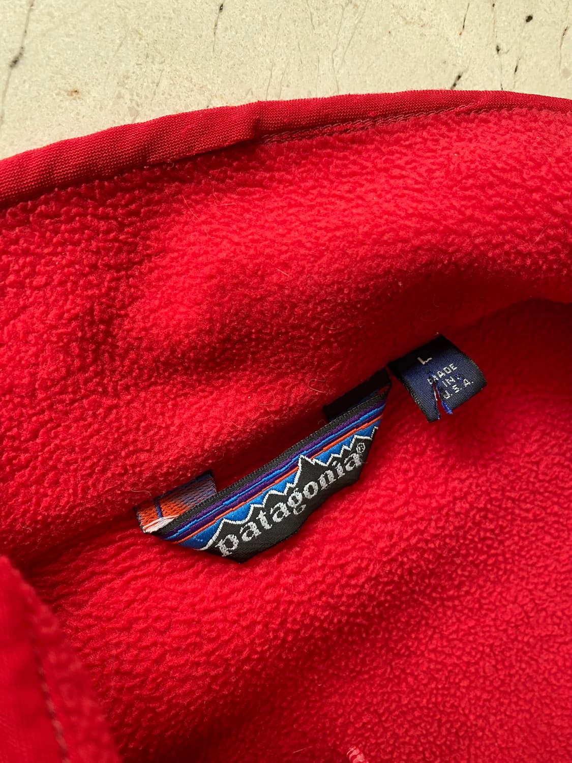 90s 파타고니아 신칠라 집업 플리스 후리스 자켓 made in USA 상품이미지3