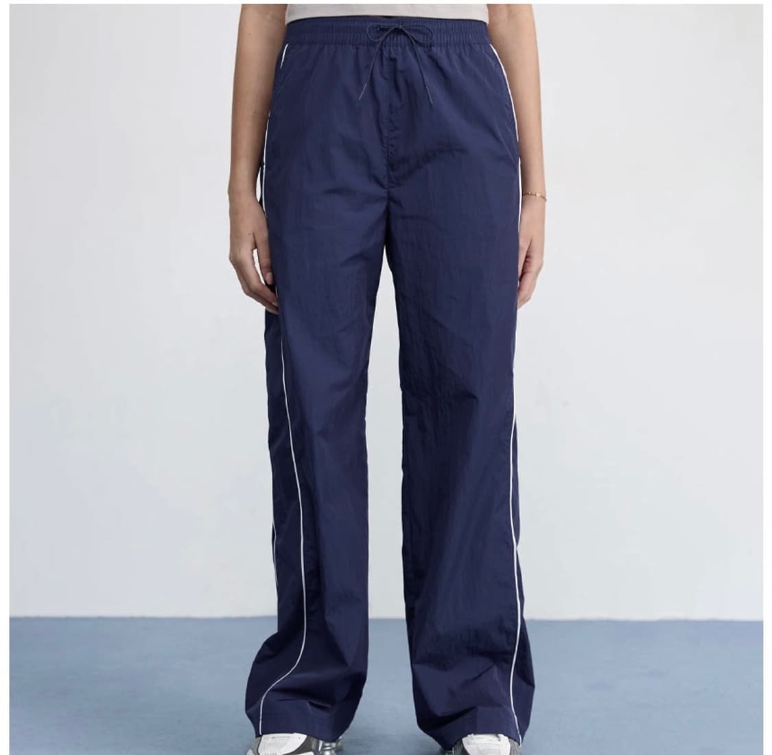 (S) 나이키 여성 윈드러너 트랙팬츠 네이비 새상품 상품이미지3