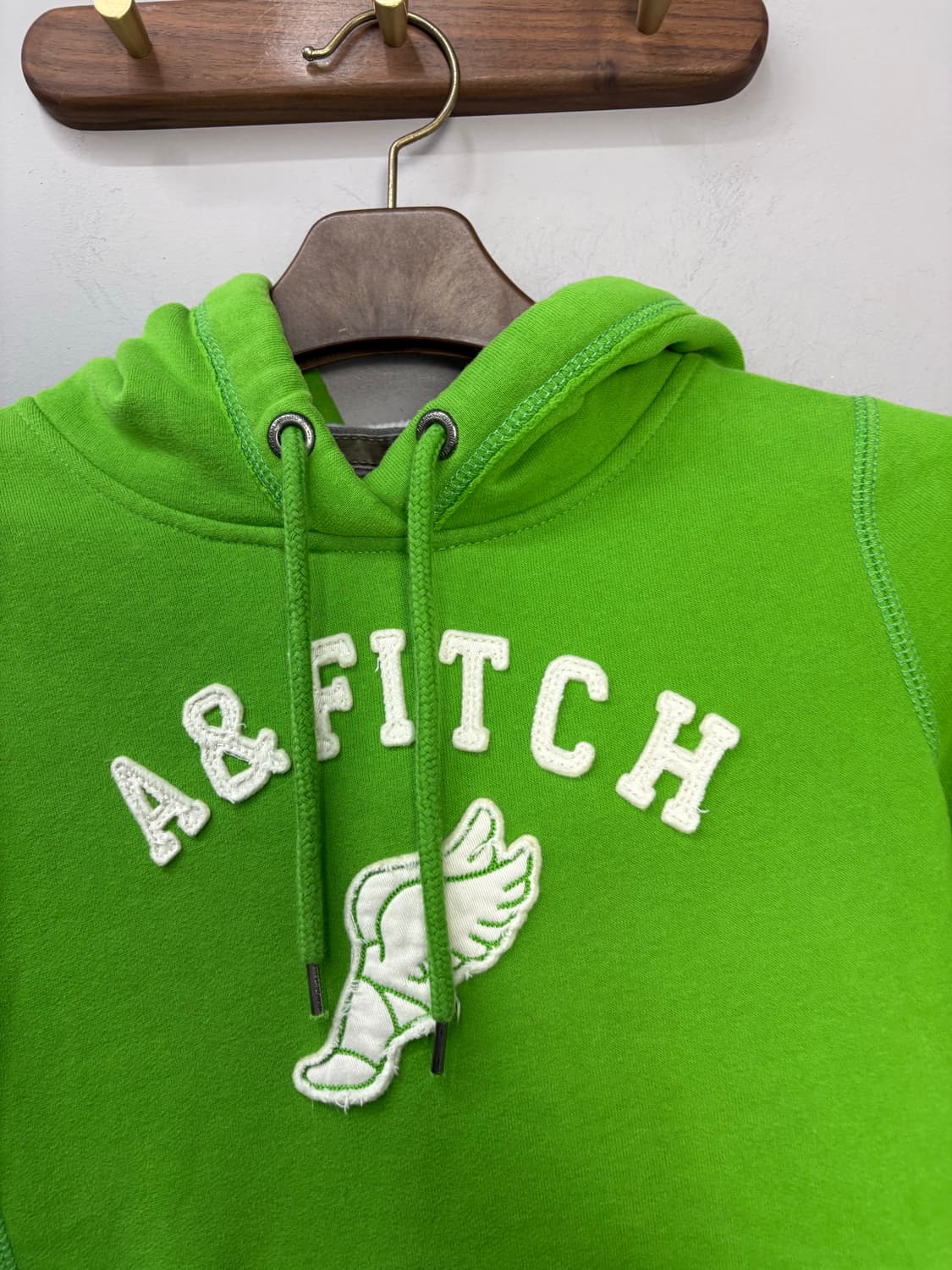 아베크롬비 y2k 아치 빅로고 후드티 A2890 상품이미지3