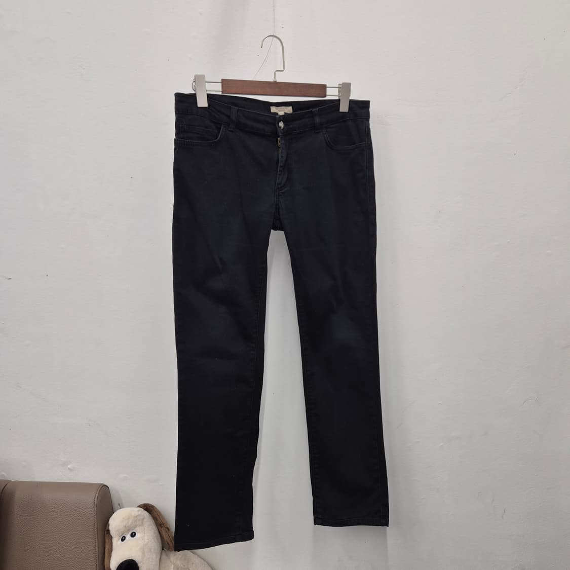 버버리 우먼스 블랙진 팬츠 상품이미지1