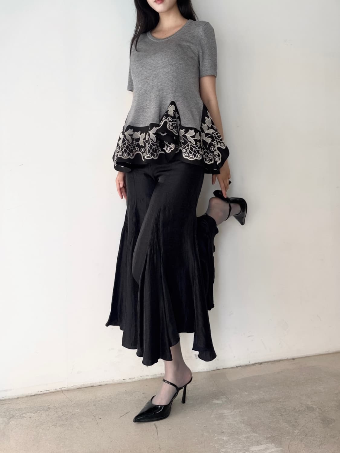 3D embroidery wave knit 상품이미지4