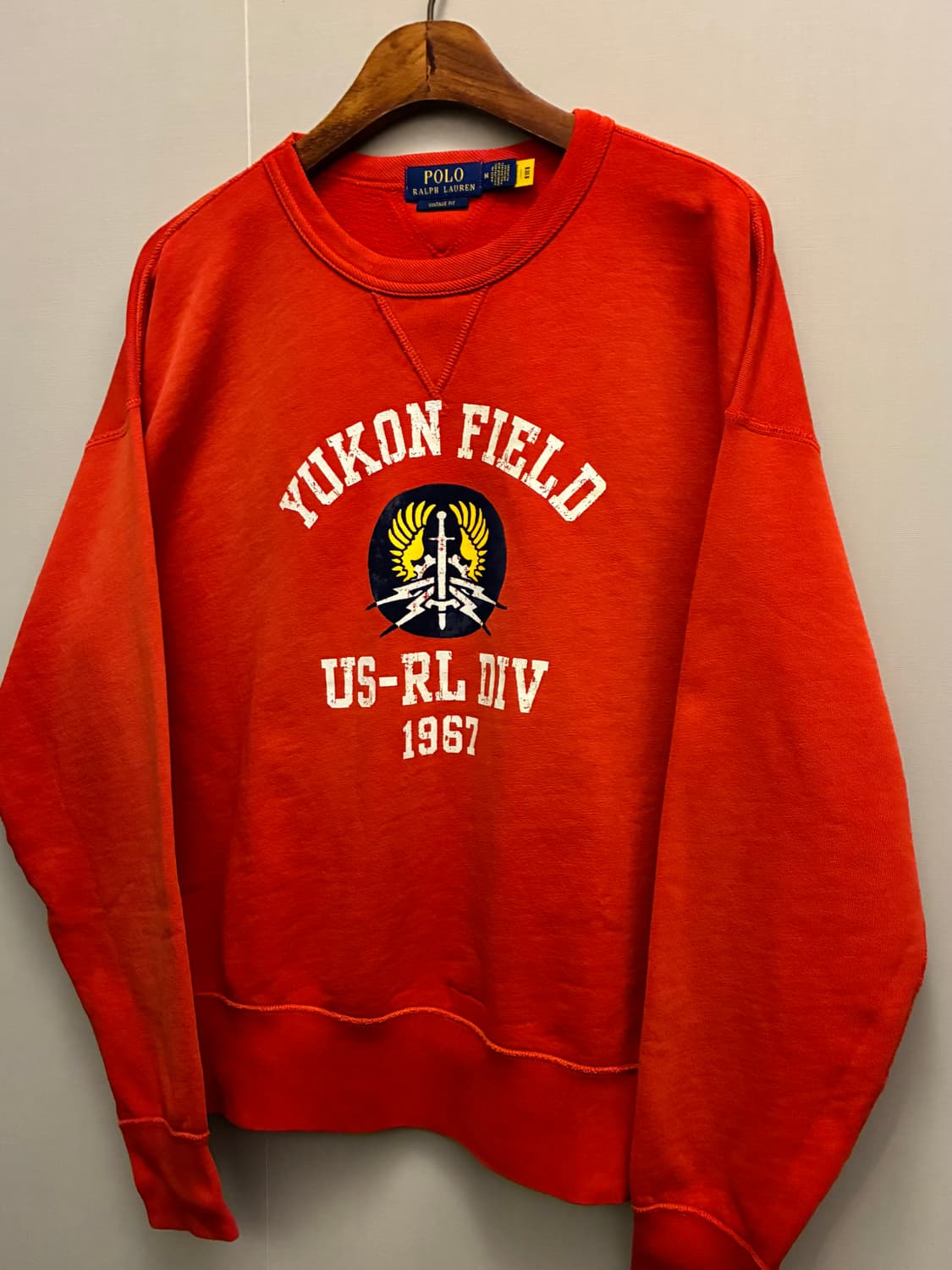 (M/100)폴로랄프로렌 유콘필드 빈티지핏 그래픽 맨투맨 스웻셔츠 상품이미지2