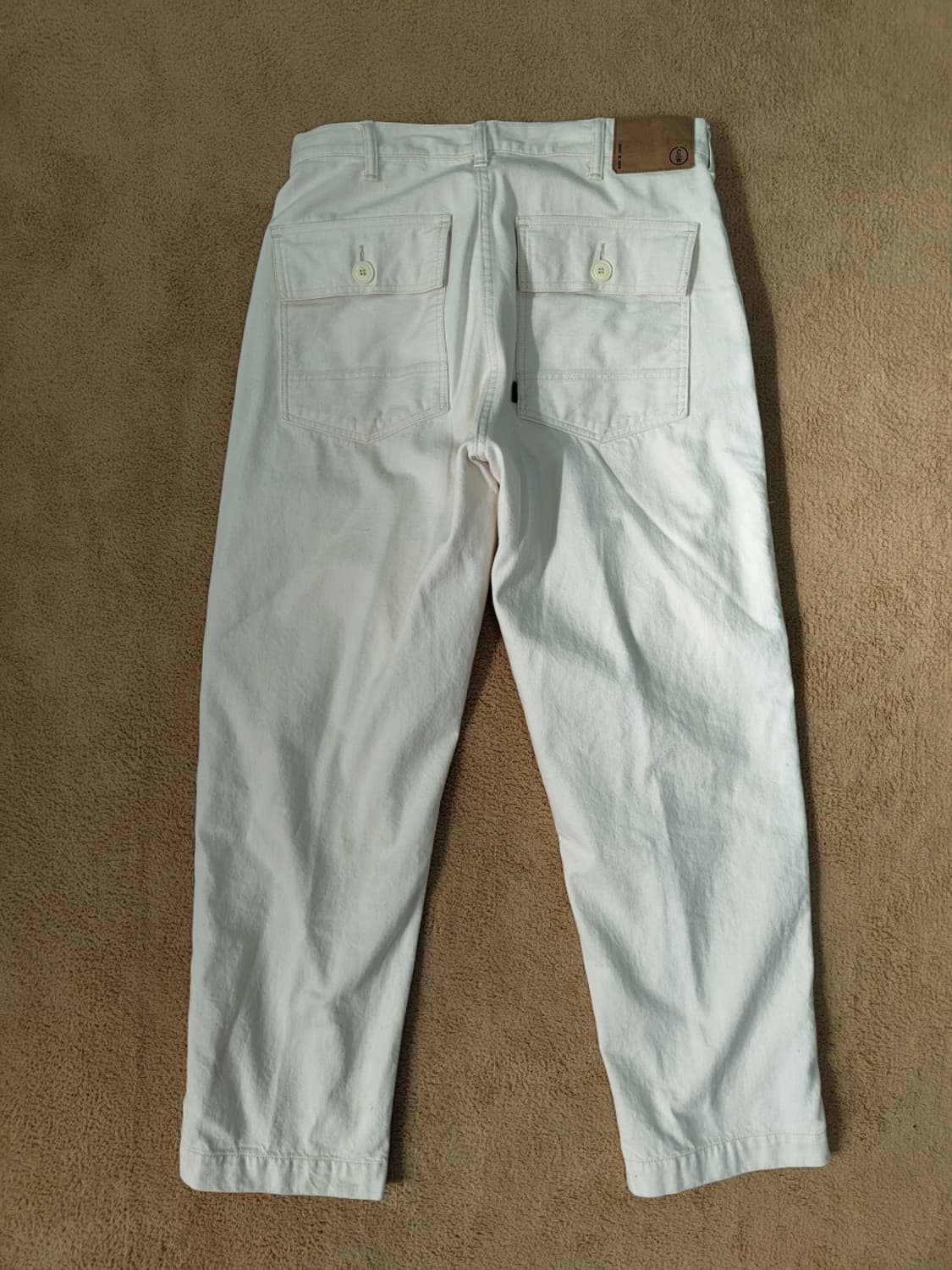 COWORKERS CWE-003 에크루 포켓 퍼티그 팬츠 상품이미지2