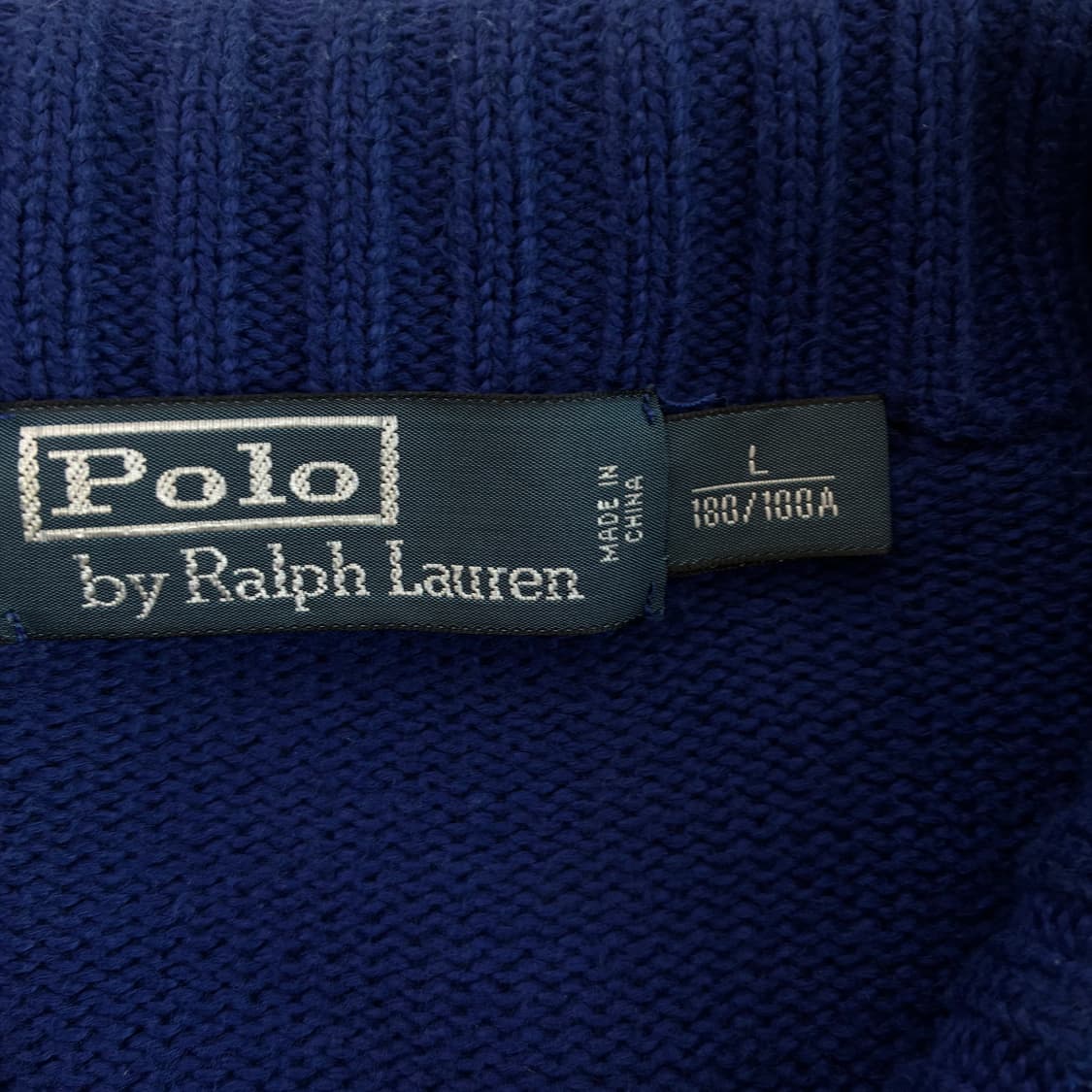 Polo 폴로 랄프로렌 블루 2-way 집업 가디건 상품이미지6