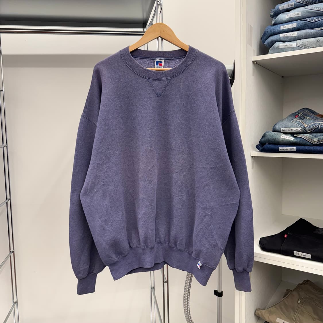 90s 러셀 빈티지 스웻셔츠 맨투맨 made in USA (2XL) 상품이미지2