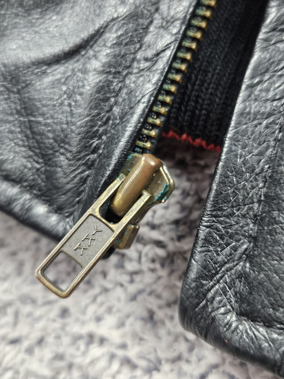 NFL 캔자스시티 치프스 가죽 봄버 자켓 ( L ) / 10191 상품이미지9