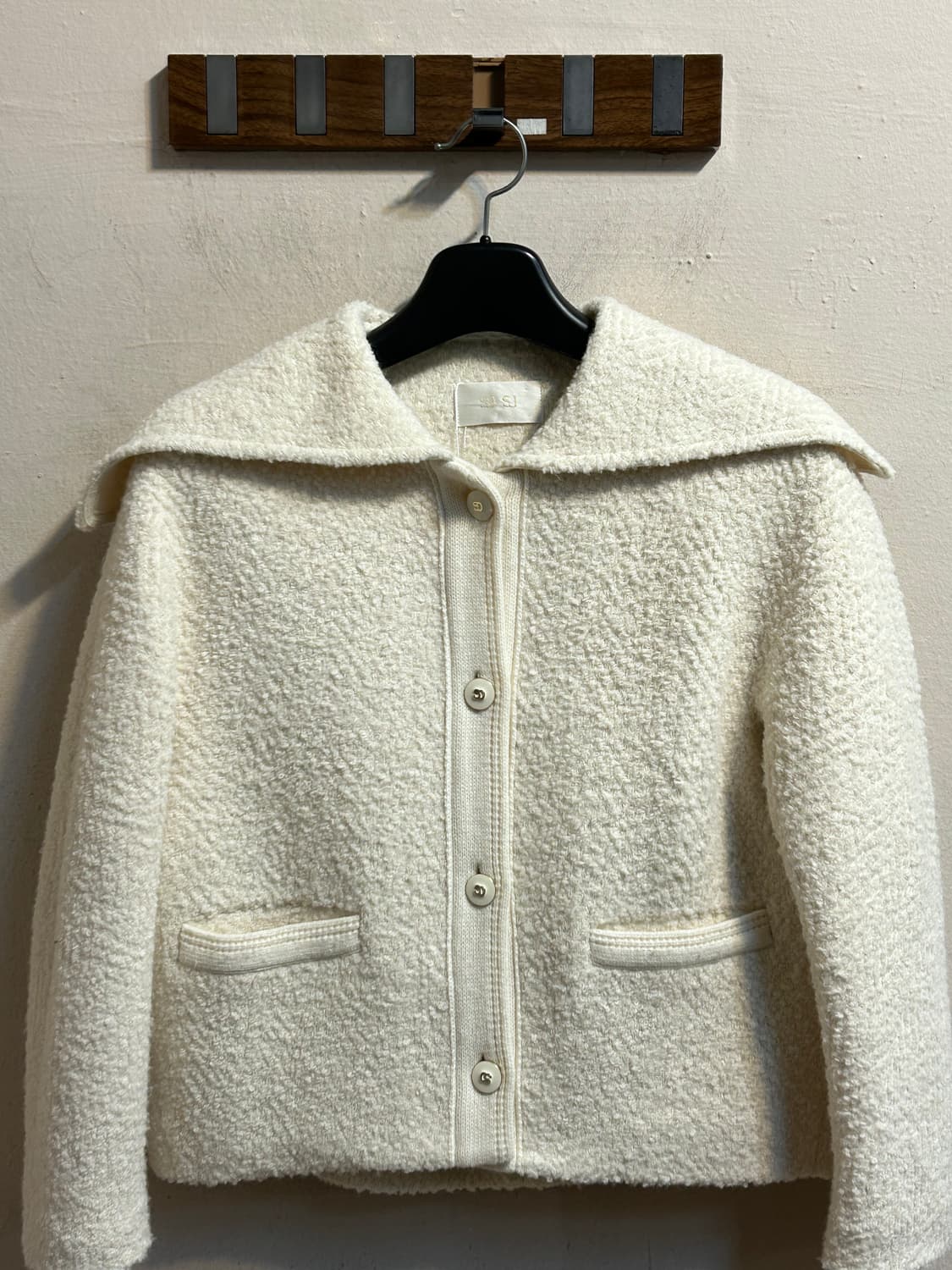 SJ SJ 아이보리 부클 카라 자켓 상품이미지2