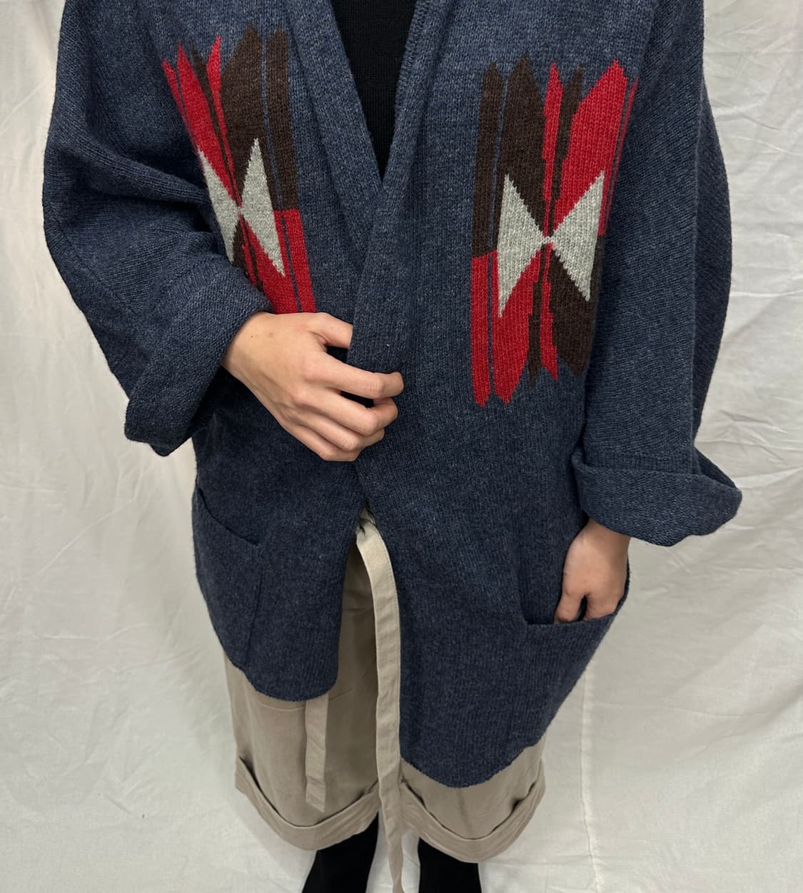 wool100% 숄 가디건 상품이미지1