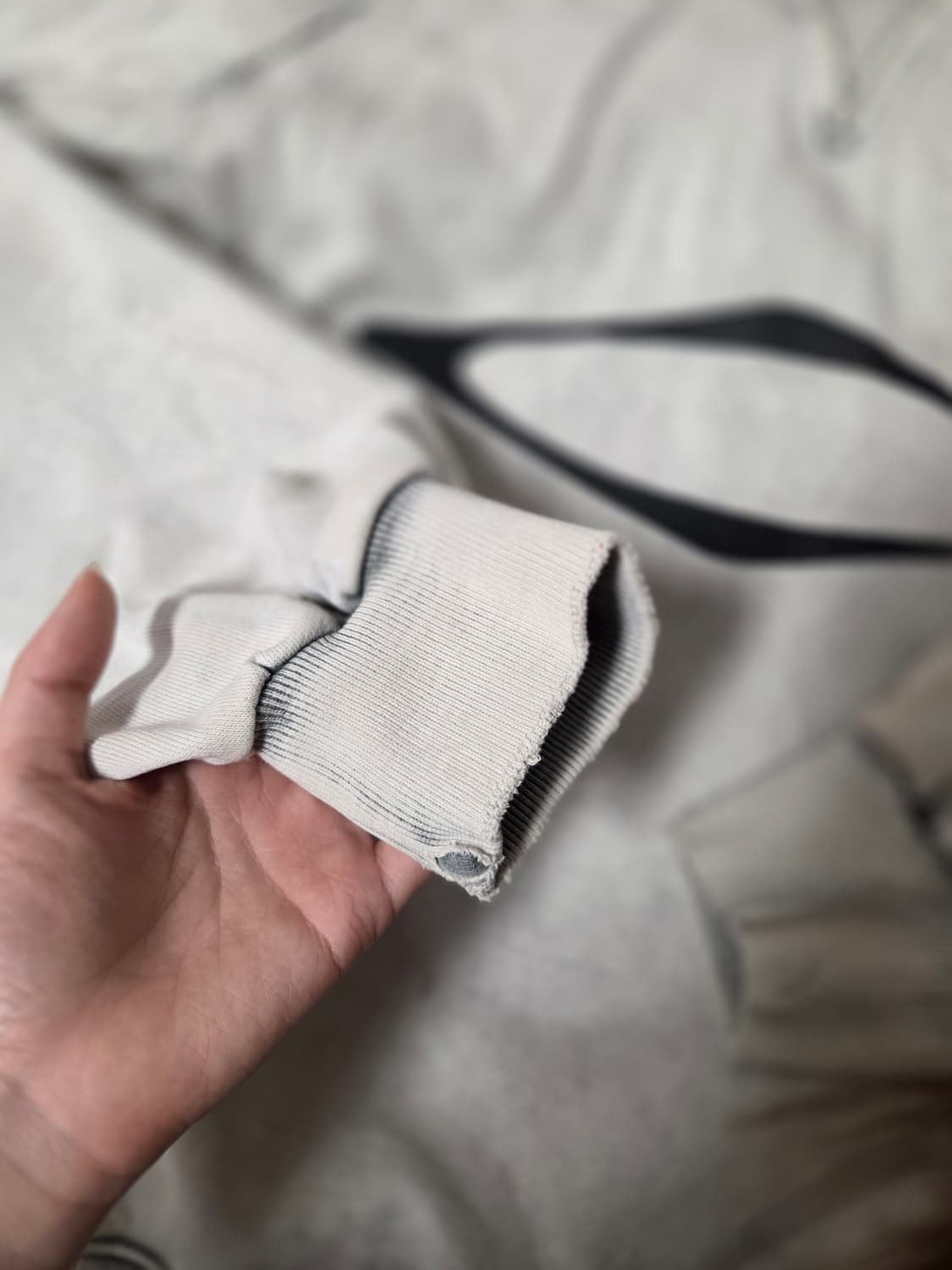 미스치프 블리치드 풀오버 후드 블리치드 카키m 상품이미지5