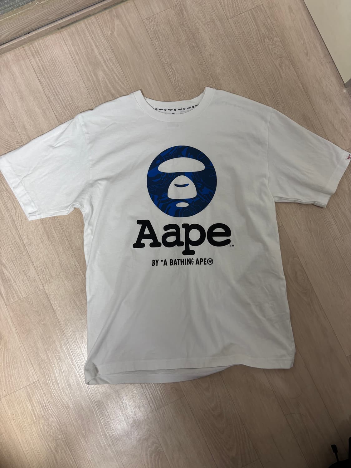 에이프(Aape) 반팔 카모 블루 상품이미지1