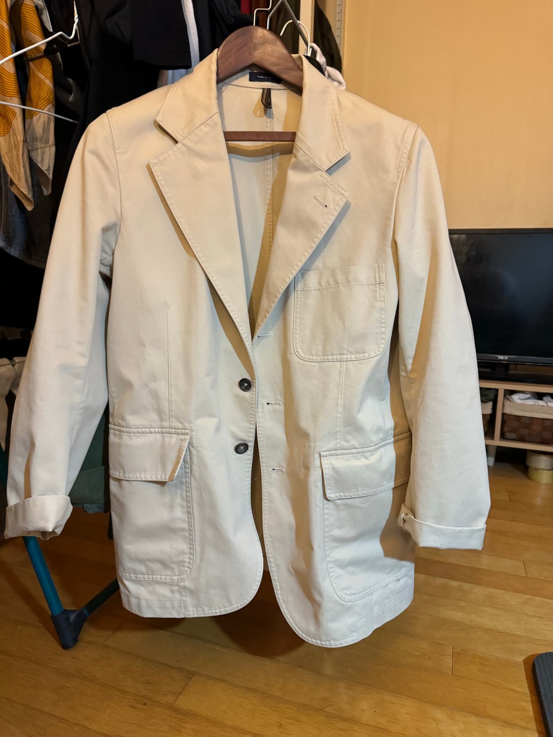 Drake's Aime leon dore 베이지 코튼 자켓 판매 상품이미지1